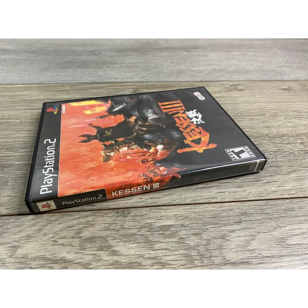 Kessen III Sony PlayStation‎ 2 PS2 2005 Koei Case and Manual Only No Disc